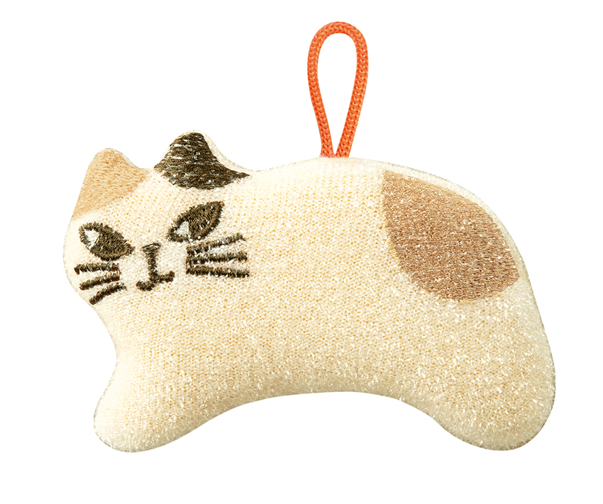 ★予約特典 5％割引中★6月18日〆切(早期終了有)★■デコレ■■2026AW　先行予約■　お年賀キラキラおそうじスポンジ  ミケ