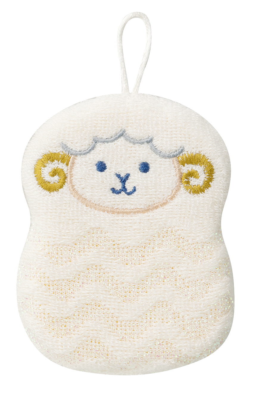 ★予約特典 5％割引中★6月18日〆切(早期終了有)★■デコレ■■2026AW　先行予約■　お年賀きらきらキッチンスポンジ  ひつじ