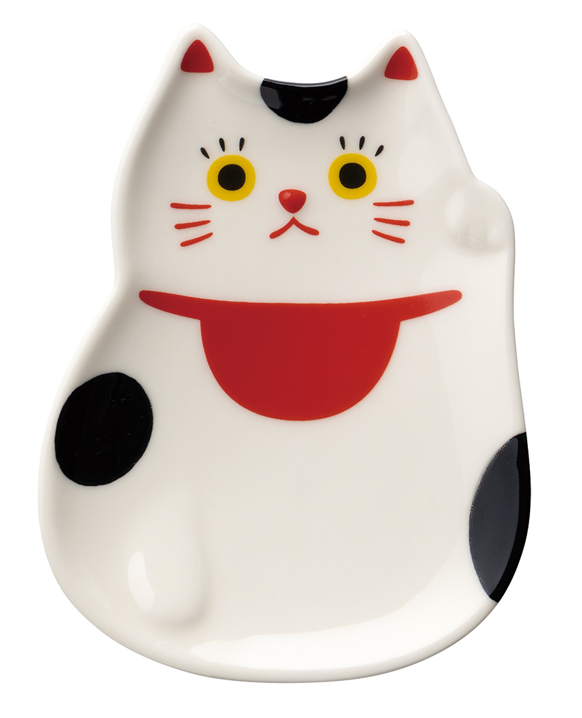 ★予約特典 5％割引中★6月18日〆切(早期終了有)★■デコレ■■2026AW　先行予約■　来福小皿  招き猫 ぶち