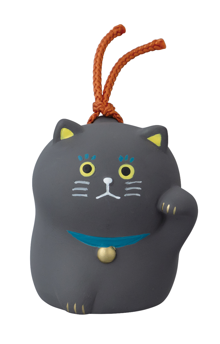 ★予約特典 5％割引中★■デコレ■■2026AW　先行予約■　にゃん福招き土鈴  クロ
