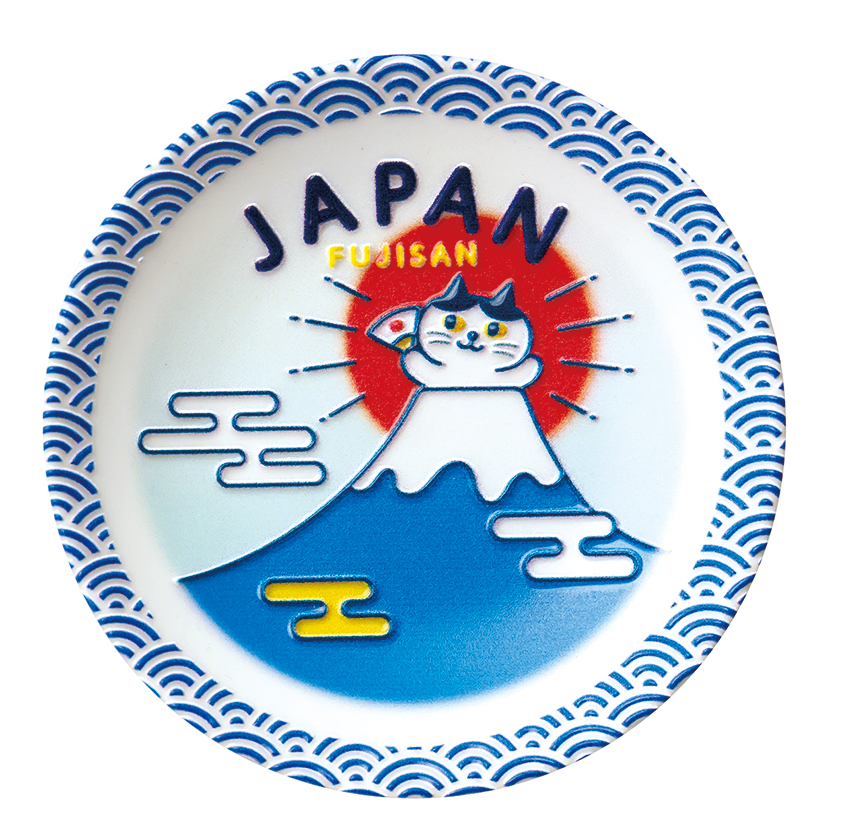 ★予約特典 5％割引中★■デコレ■■2026AW　先行予約■　おみやげお皿マグネット  富士山