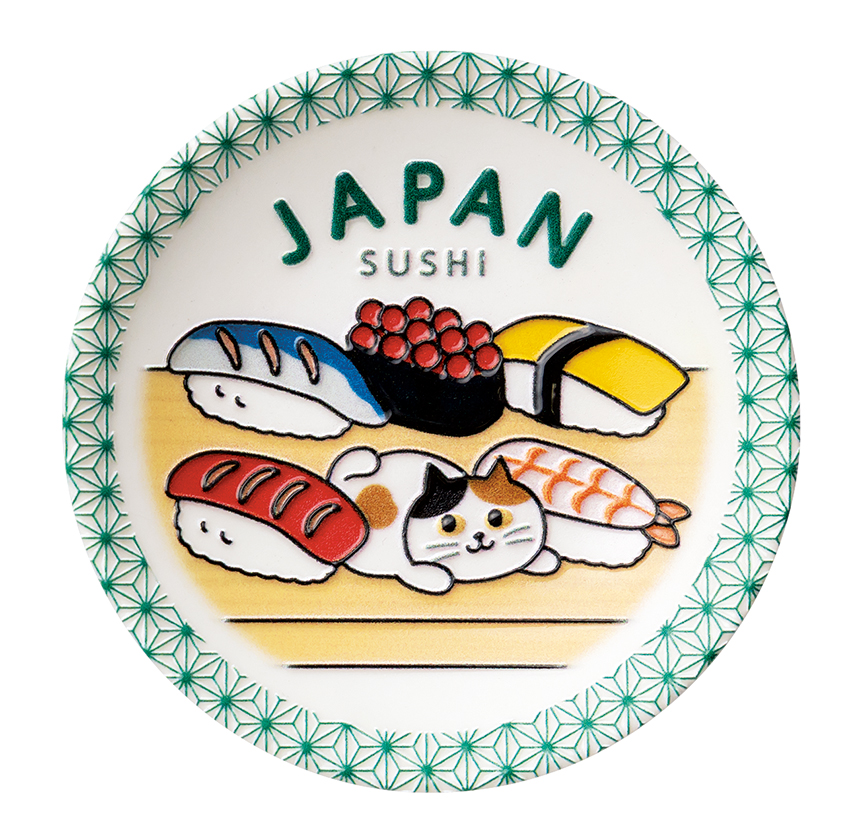 ★予約特典 5％割引中★■デコレ■■2026AW　先行予約■　おみやげお皿マグネット  お寿司