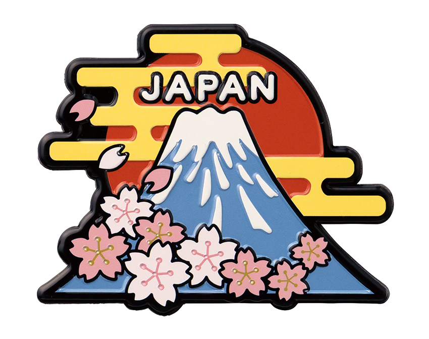 ★予約特典 5％割引中★■デコレ■■2026AW　先行予約■　おみやげエンボスマグネット  富士山
