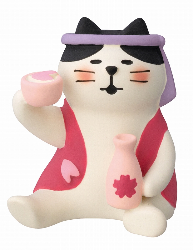 ■デコレ■■2026SS　先行予約■　乾杯お花見猫