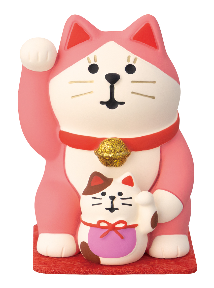 ■デコレ■■2026SS　先行予約■　開運カラー招き猫　桃