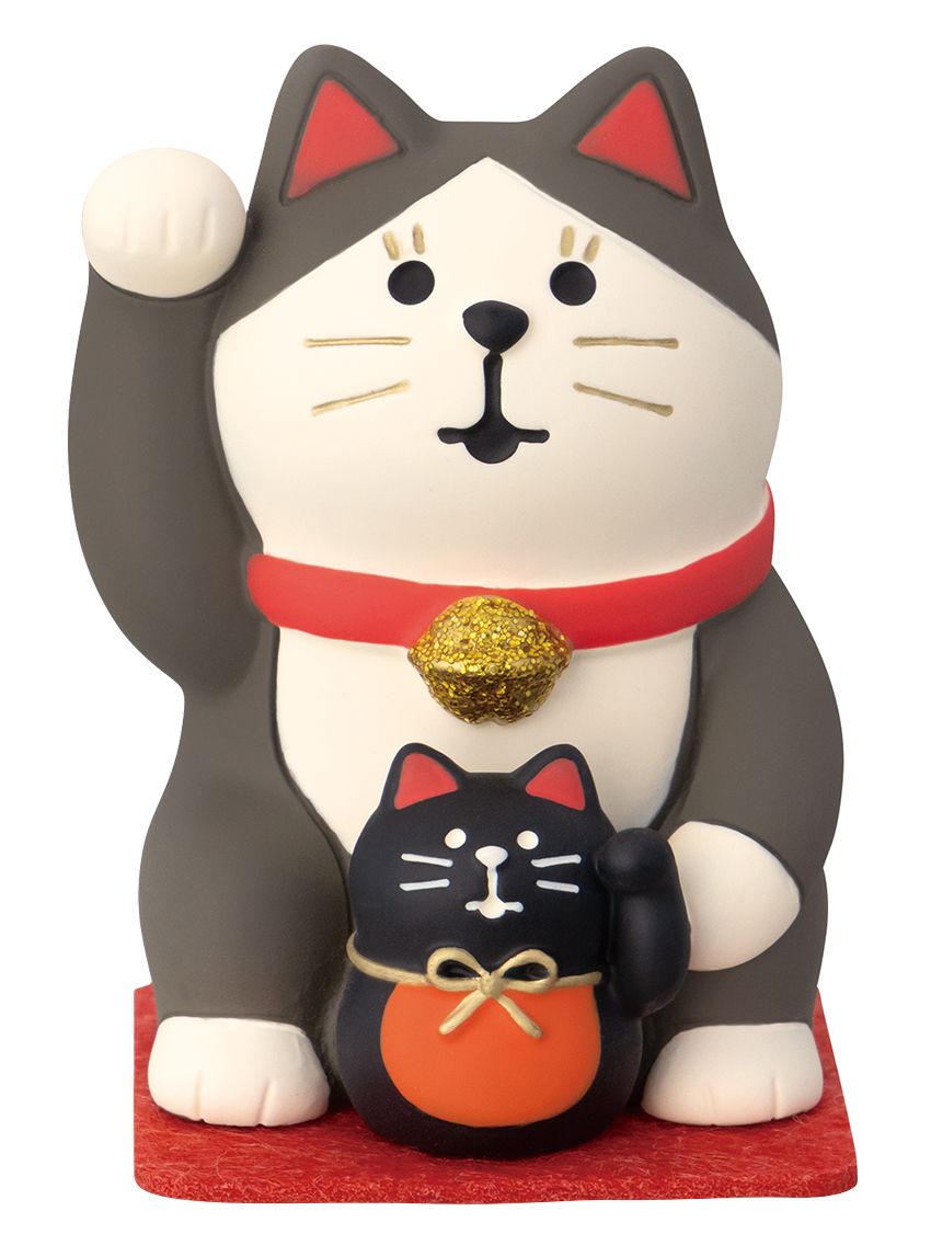 ■デコレ■■2026SS　先行予約■　開運カラー招き猫　黒