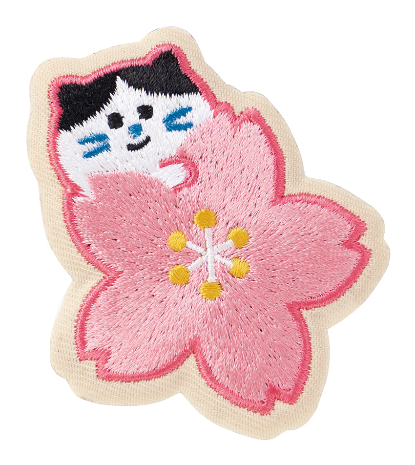 ■デコレ■■2026SS　先行予約■　おみやげ刺繍マグネット　桜