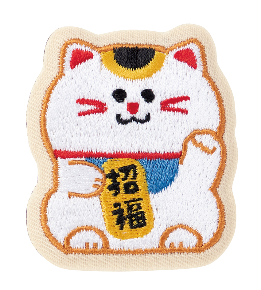 ■デコレ■■2026SS　先行予約■　おみやげ刺繍マグネット　招き猫