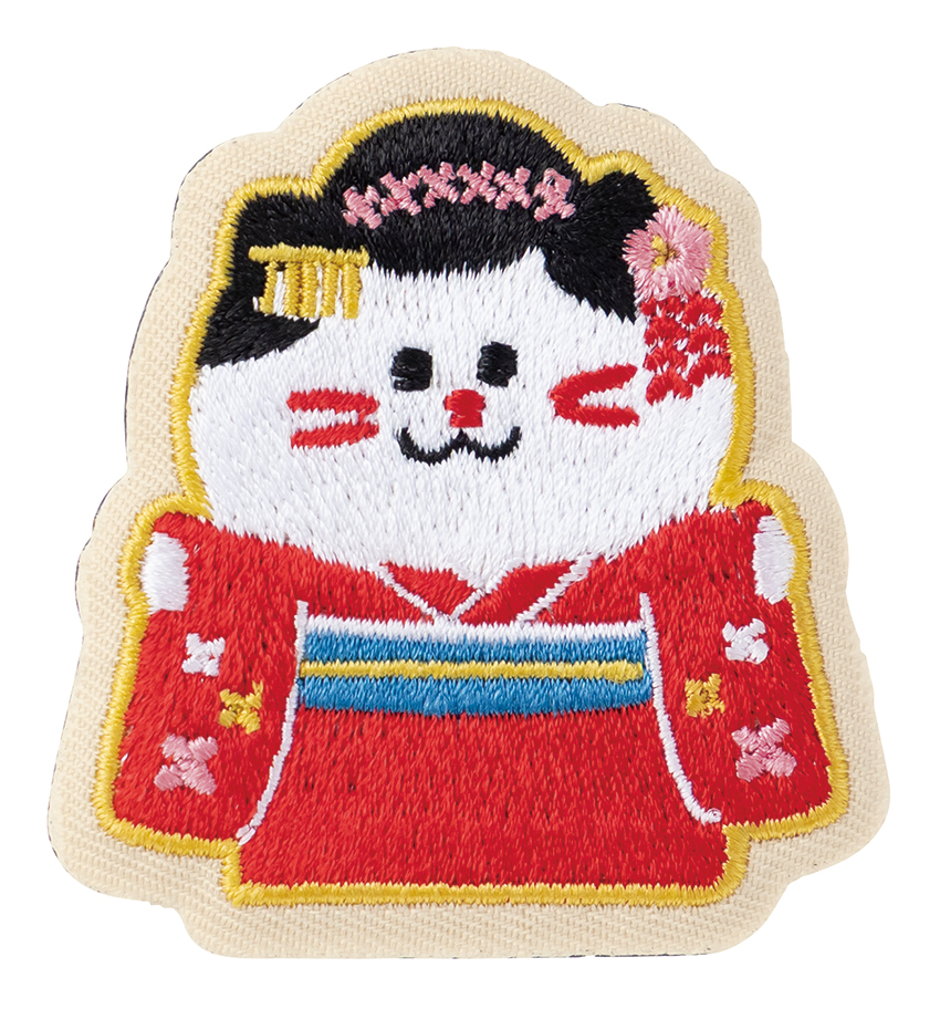 ■デコレ■■2026SS　先行予約■　おみやげ刺繍マグネット　舞妓さん