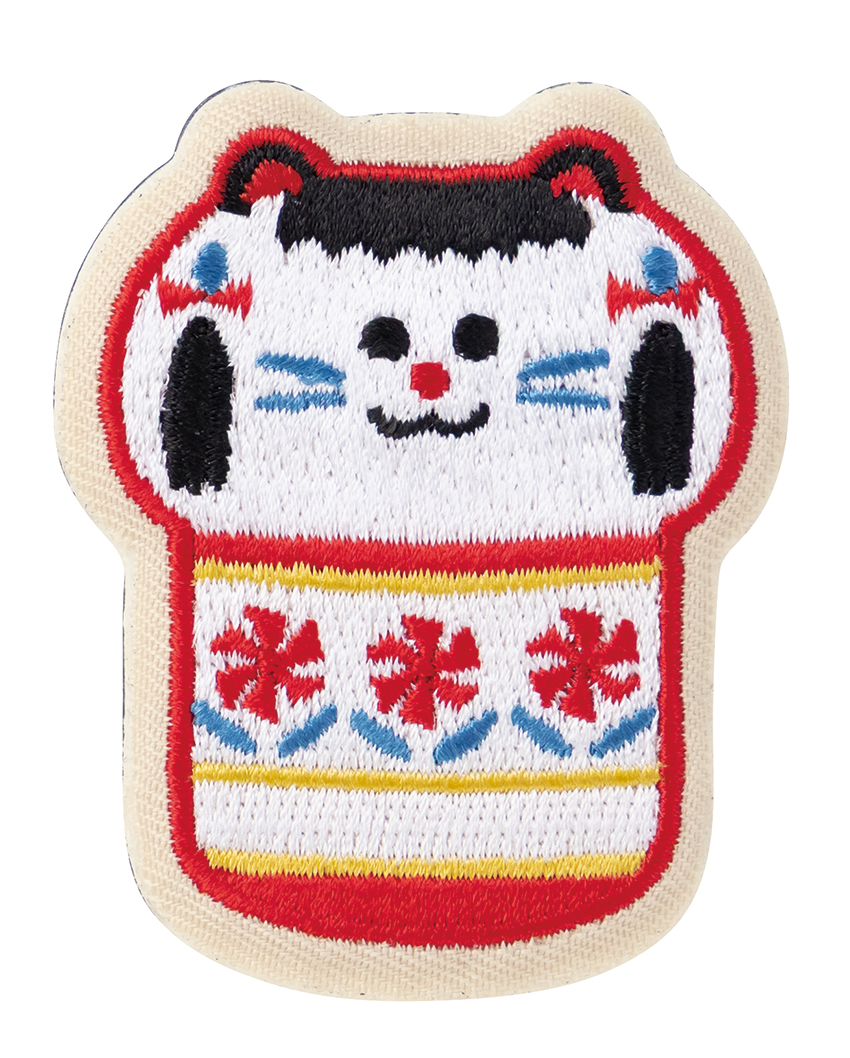■デコレ■■2026SS　先行予約■　おみやげ刺繍マグネット　こけし