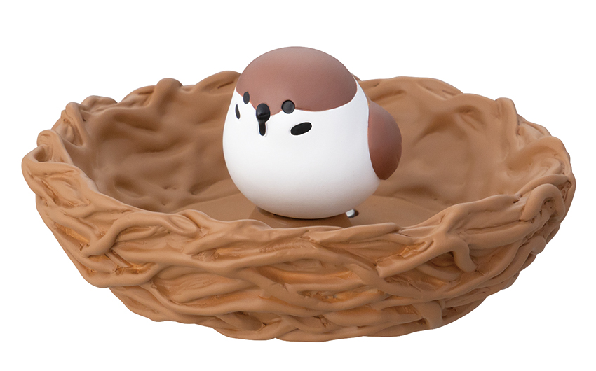 ■デコレ■■2026SS　先行予約■　鳥の巣クリップホルダー　スズメ