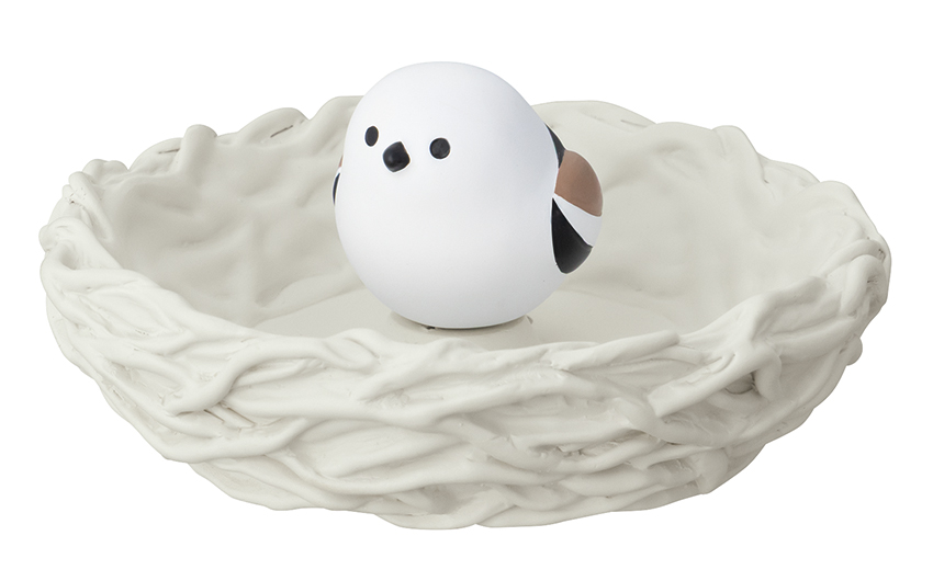 ■デコレ■■2026SS　先行予約■　鳥の巣クリップホルダー　シマエナガ