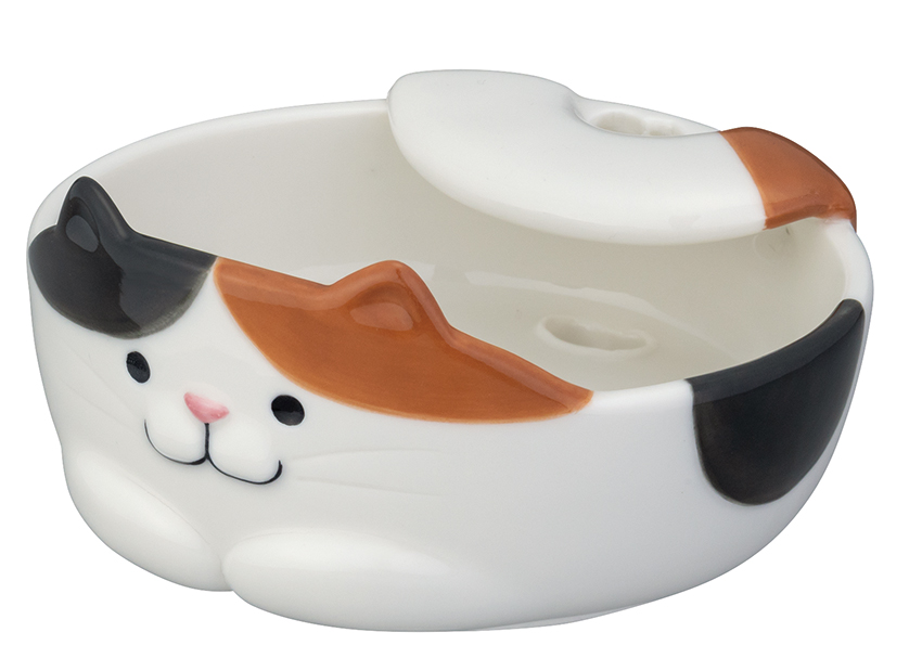 ■デコレ■■2026SS　先行予約■　猫のお玉ホルダー　みけ