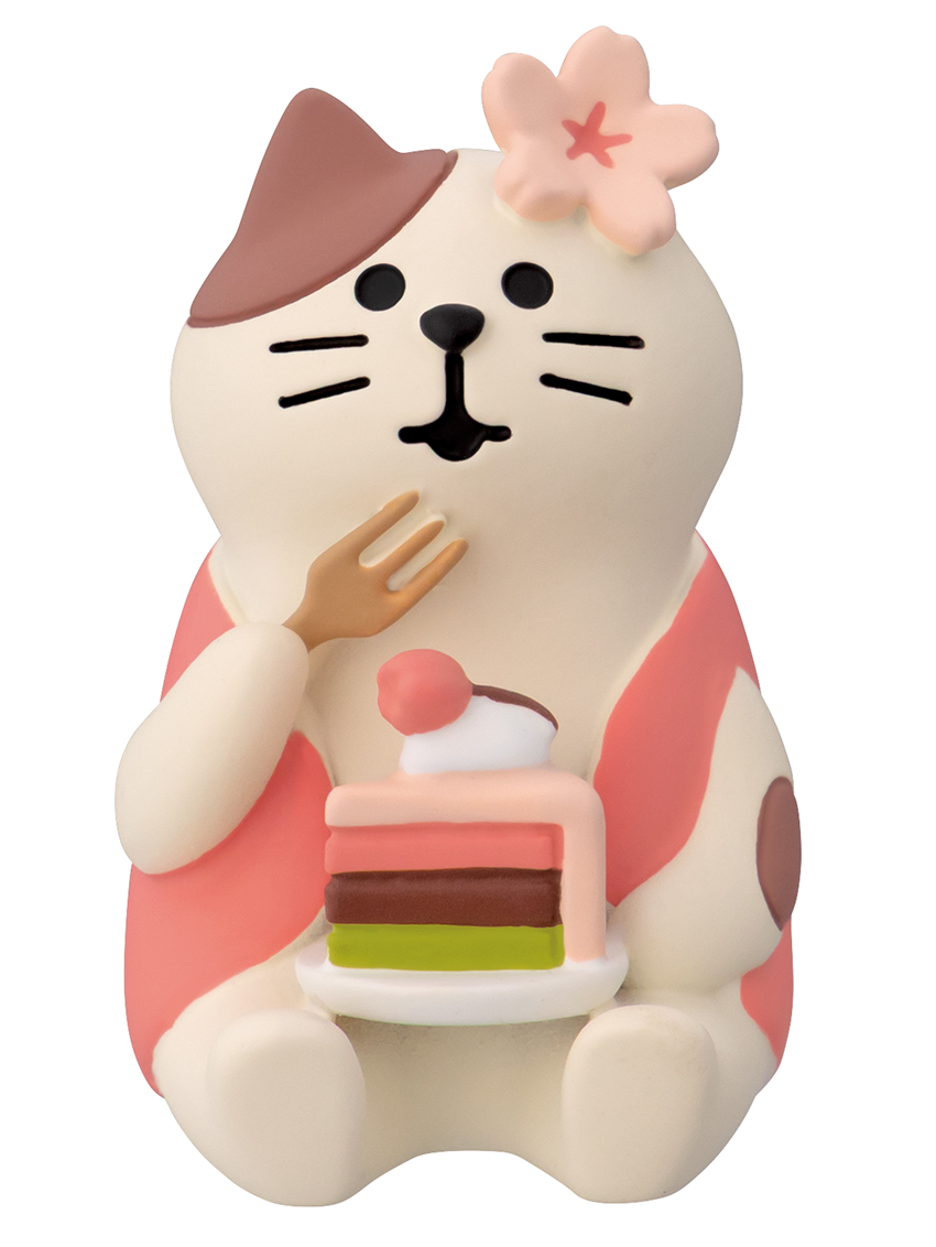 ★予約特典 5％割引中★■デコレ■■2027SS　先行予約■　桜ショートケーキ猫