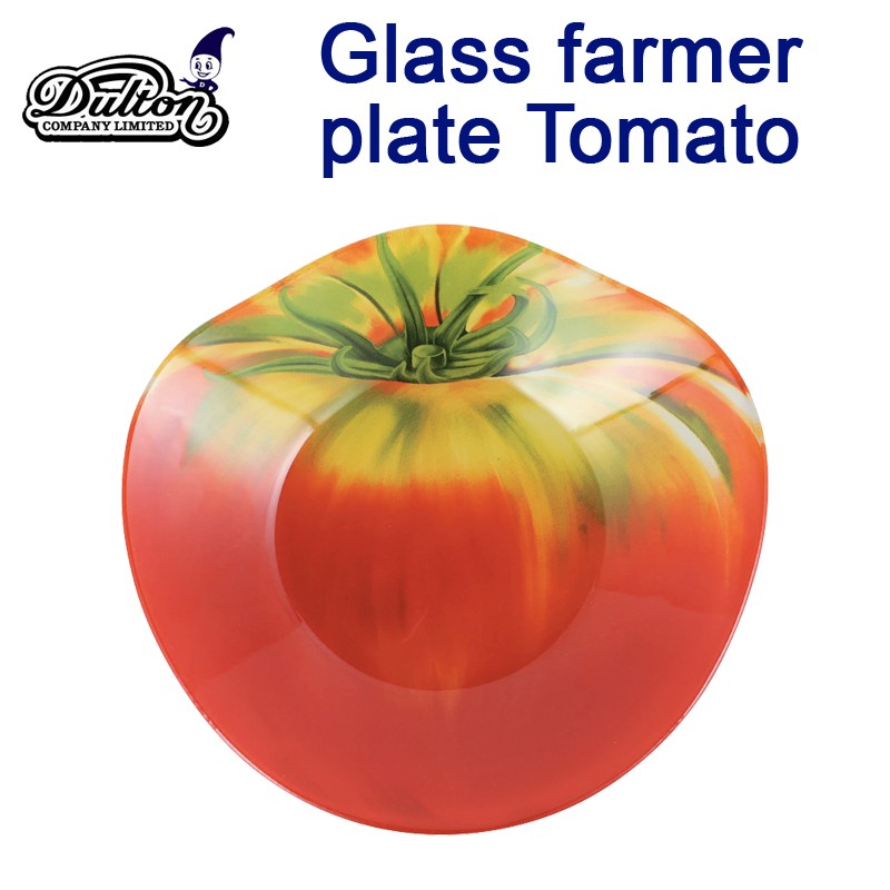 ■ダルトン■　Glass farmer plate Tomato