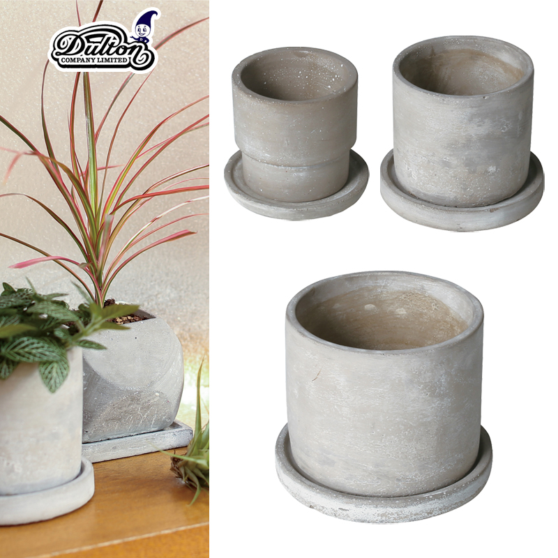 ■ダルトン■　Cement pot　Round