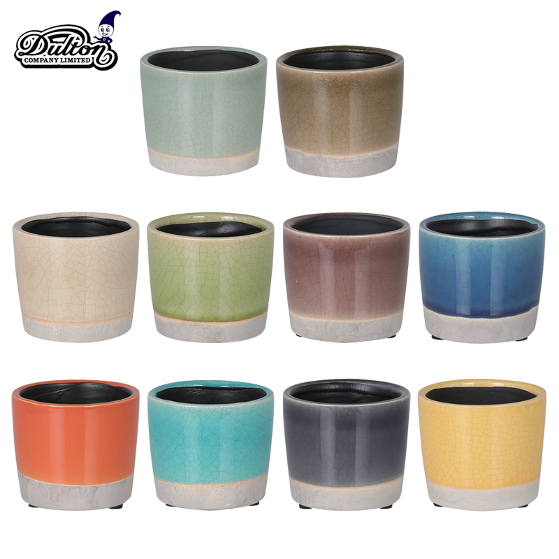 ■ダルトン■　Color glazed pot cover（2号鉢目安）