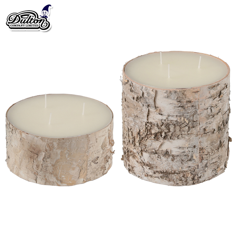 ■ダルトン■■X'mas■　Birch wood stump candle