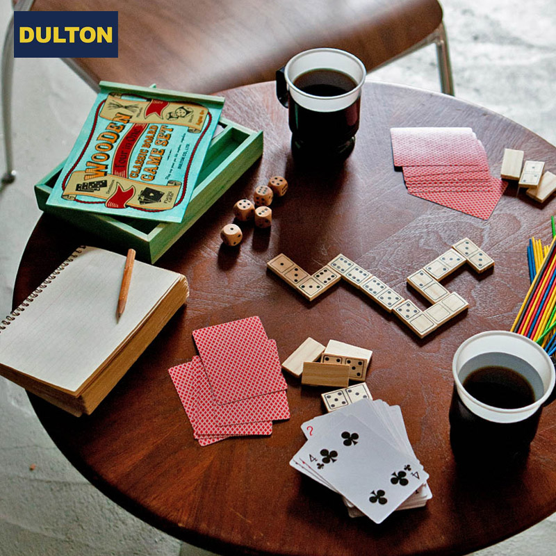 【10/9まで】■ダルトン全品3％OFFセール■■ダルトン■■2025AW　新作■　Wooden 4 in 1 classic board game set