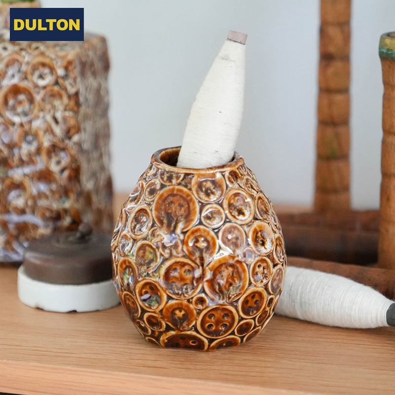 ■ダルトン■■2026AW　新作■　Lotus pod round vase
