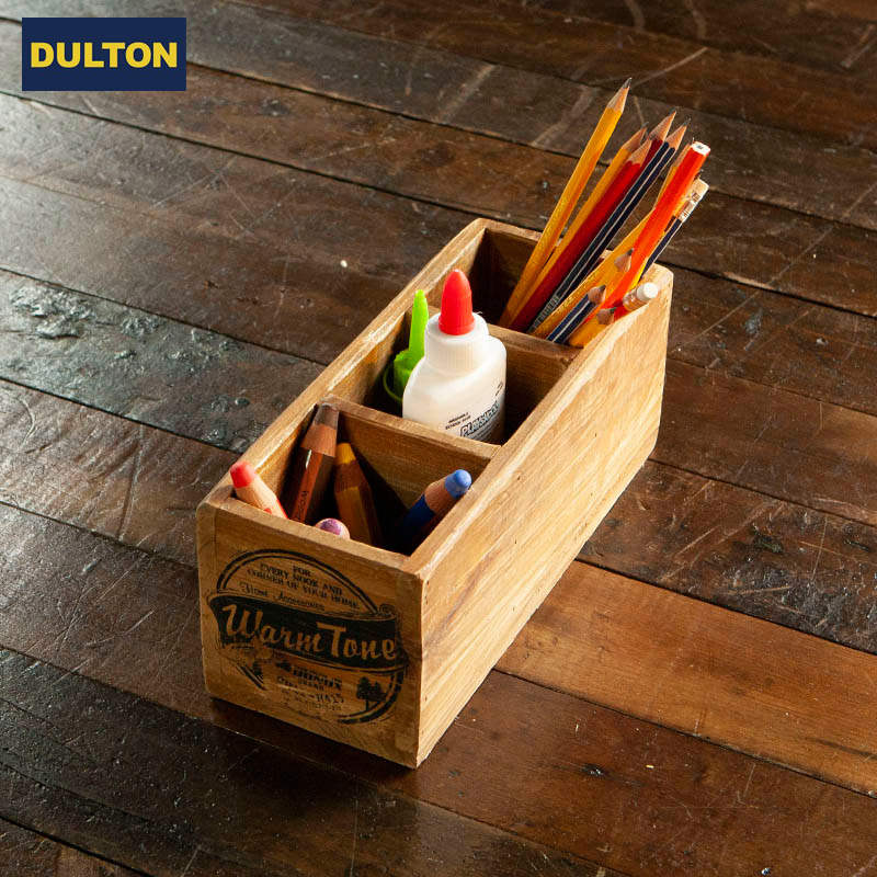 ■ダルトン■　3 PARTITION WOODEN BOX