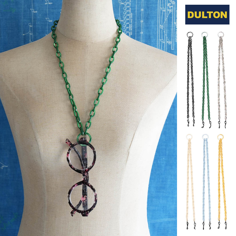 ■ダルトン■■2026SS　新作■　Acetate chain　Back-loop