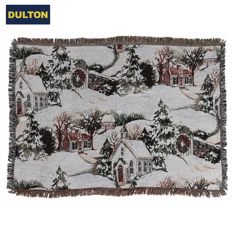 ■ダルトン■■2026X'mas　先行予約■　Jacquard multi cloth　White snow town