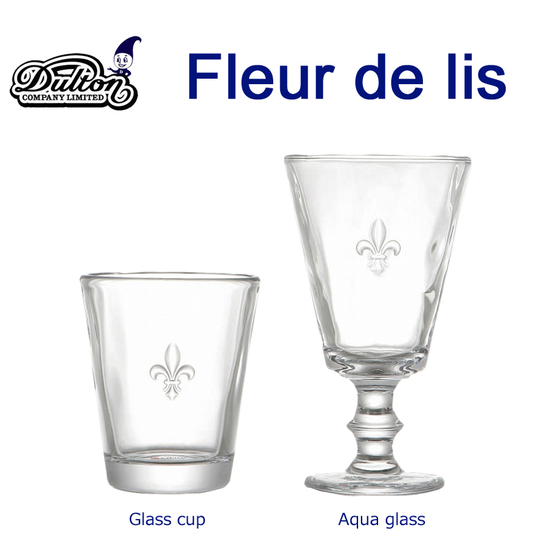 ■ダルトン■　GLASS ""FLEUR DE LIS""