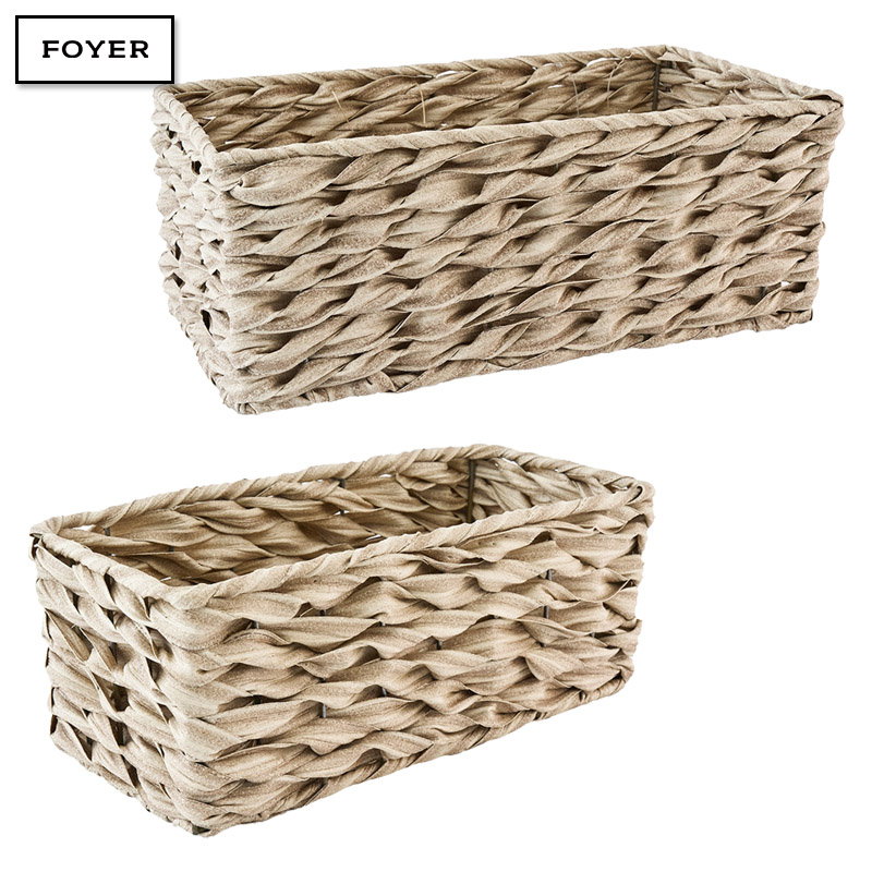 ■FOYER（ホワイエ）■■2025AW　新作■　PP PE 長方形浅型サンドベージュ