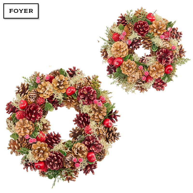 ■FOYER（ホワイエ）■■2025AW　先行予約■　リースレッドRNコーンサクランボラメ