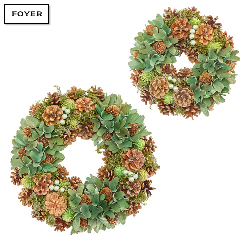 ■FOYER（ホワイエ）■■2025AW　先行予約■　リースグリーンシャトルコーンラメ