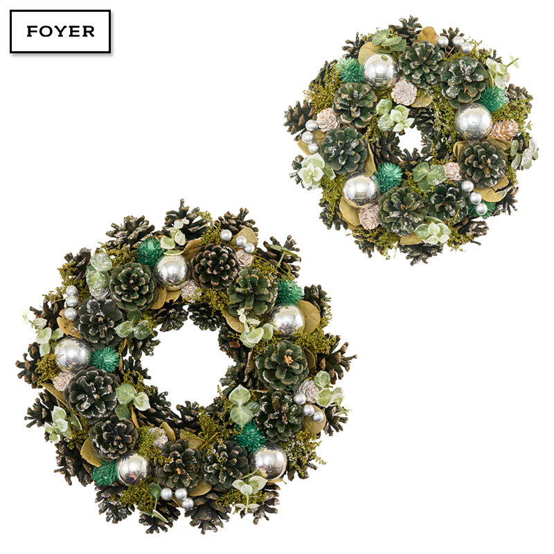 ■FOYER（ホワイエ）■■2025AW　先行予約■　リースグリーンコーンボールベリーラメ