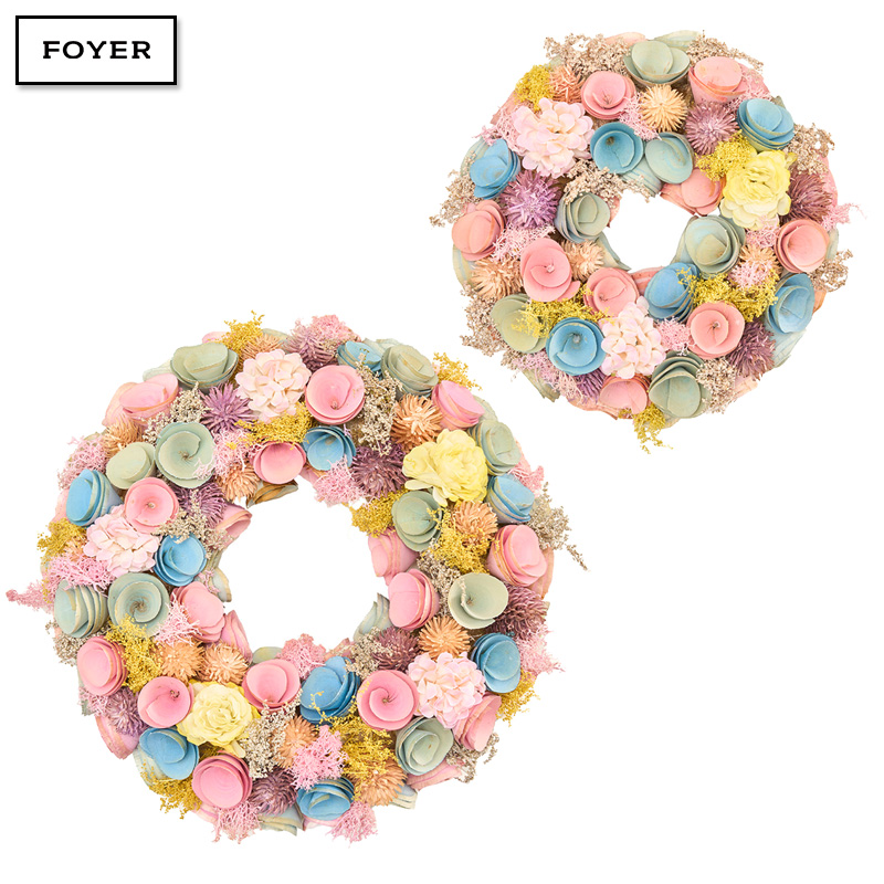 ■FOYER（ホワイエ）■■2025AW　先行予約■　リースピンクブルー眠りミックス