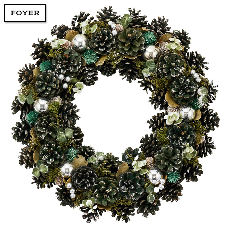 ■FOYER（ホワイエ）■■2025AW　先行予約■　リースグリーンコーンボールベリーラメ