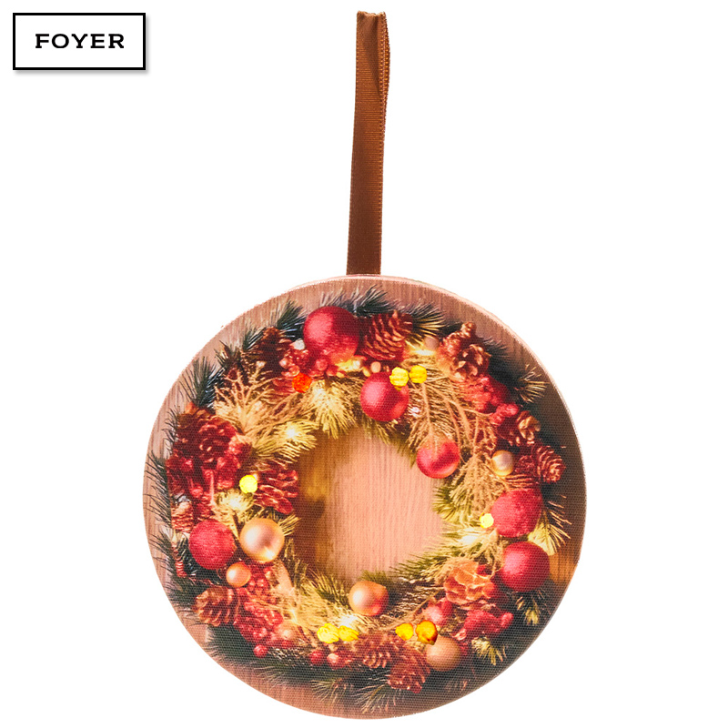 ■FOYER（ホワイエ）■■2025AW　先行予約■　HEルミナスキャンパスΦ12　Xmasリース