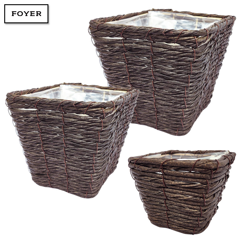 ■FOYER（ホワイエ）■■2026AW　新作■　PE コードスクエア　チョコ