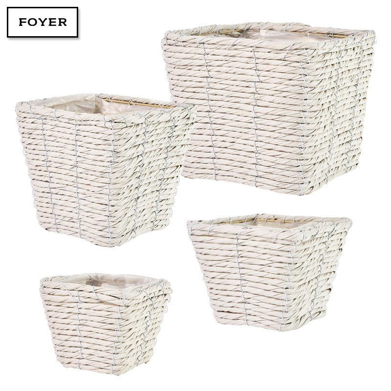 ■FOYER（ホワイエ）■■2026AW　新作■　PE コードスクエア　ホワイト