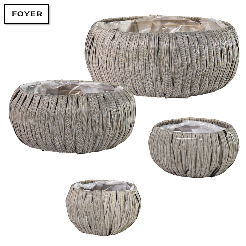 ■FOYER（ホワイエ）■■2026AW　新作■　PE フロー浅丸　グレー