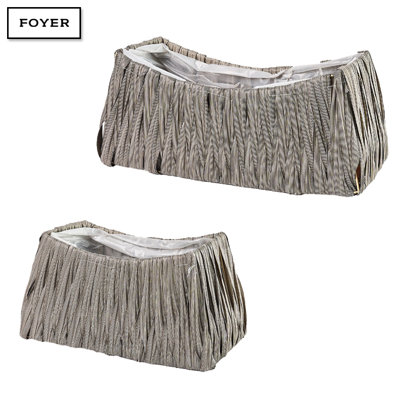 ■FOYER（ホワイエ）■■2026AW　新作■　PE フロ－長方形フレア　グレイ