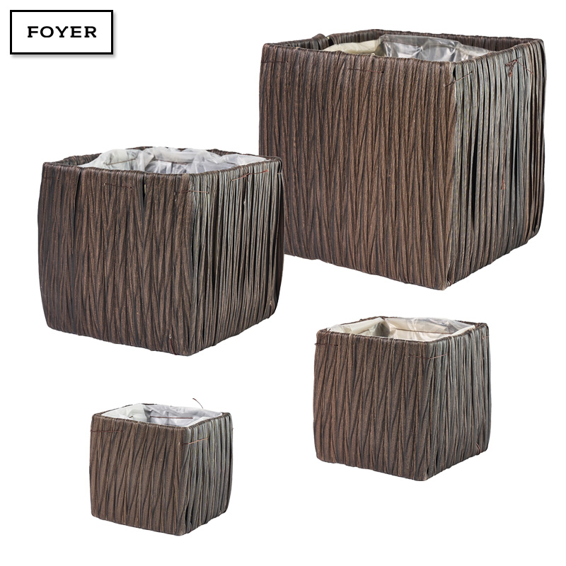 ■FOYER（ホワイエ）■■2026AW　新作■　PE フロ－キュービック　チョコ