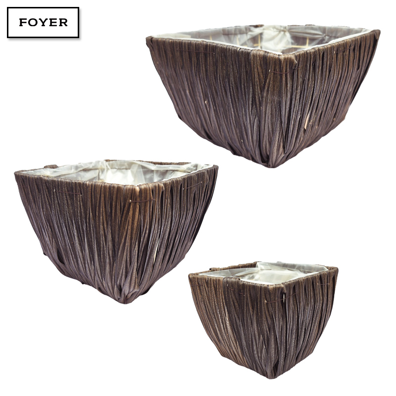 ■FOYER（ホワイエ）■■2026AW　新作■　PE フロースクエア　ブラウン