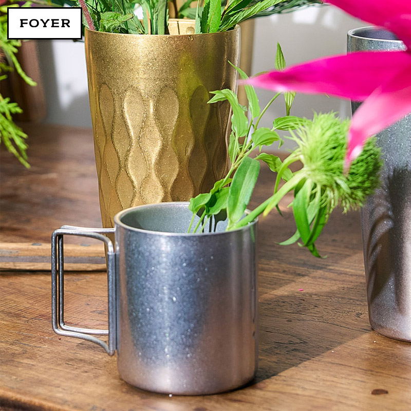 ■FOYER（ホワイエ）■■2026AW　新作■　SSDW　Straight　Mug　Vase　Aged Steel