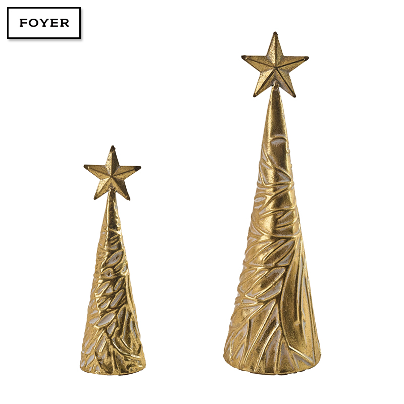 ■FOYER（ホワイエ）■■クリスマスグッズ■■2026X'mas　新作■　BG メタルコーンツリー　ゴールド