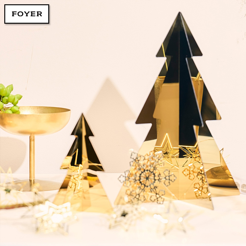 ■FOYER（ホワイエ）■■クリスマスグッズ■■2026X'mas　新作■　SN メタルツリースタンド　ゴールド