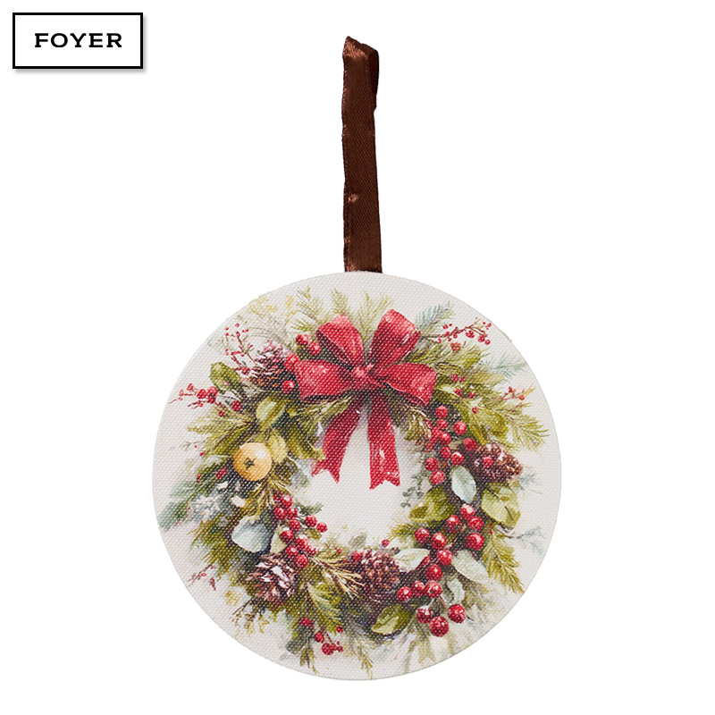 ■FOYER（ホワイエ）■■クリスマスグッズ■■2026X'mas　新作■　HE ルミナスキャンパス　リースリボン