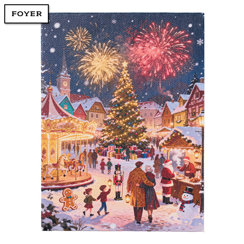 ■FOYER（ホワイエ）■■クリスマスグッズ■■2026X'mas　新作■　HE ルミナスキャンパス　花火＆ツリー