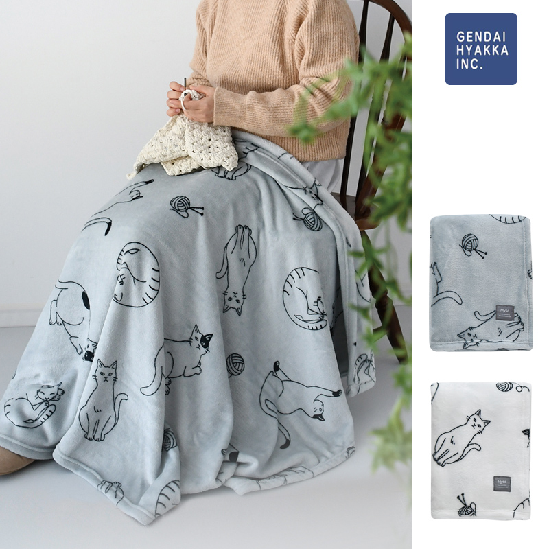 ■現代百貨■■2026AW　新作■　Mysa　ブランケット　キャット