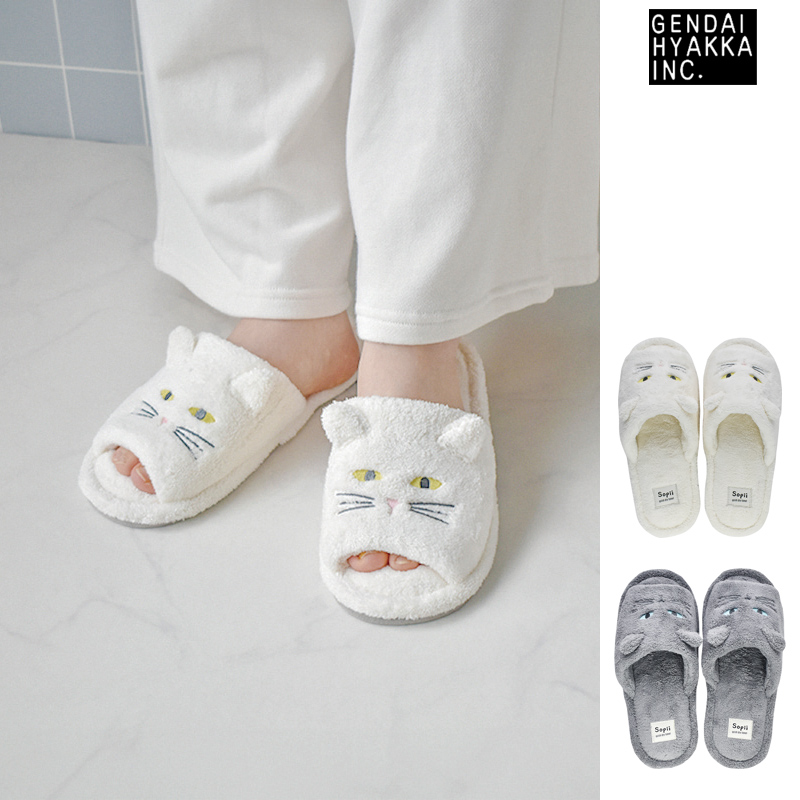 ■現代百貨■■2026SS　先行予約■　Sopii　クイックドライスリッパ　キャット