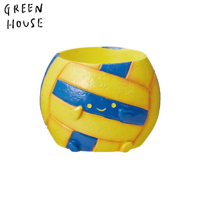 ■GREEN HOUSE(グリーンハウス）■■2024SS　新作■　リトルレジンポット　バレーボール