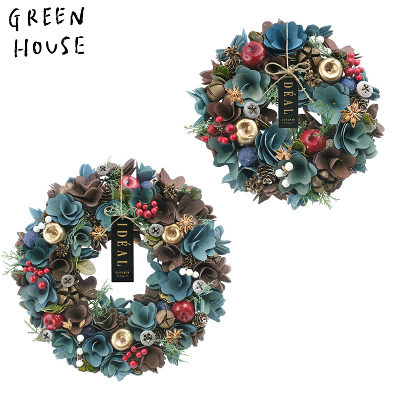 ■GREEN HOUSE(グリーンハウス）■■2024X'mas　先行予約■　ナチュラルリース　サイレントナイト